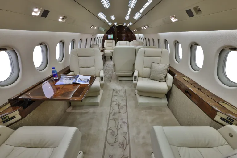 Interior of Falcon 900B