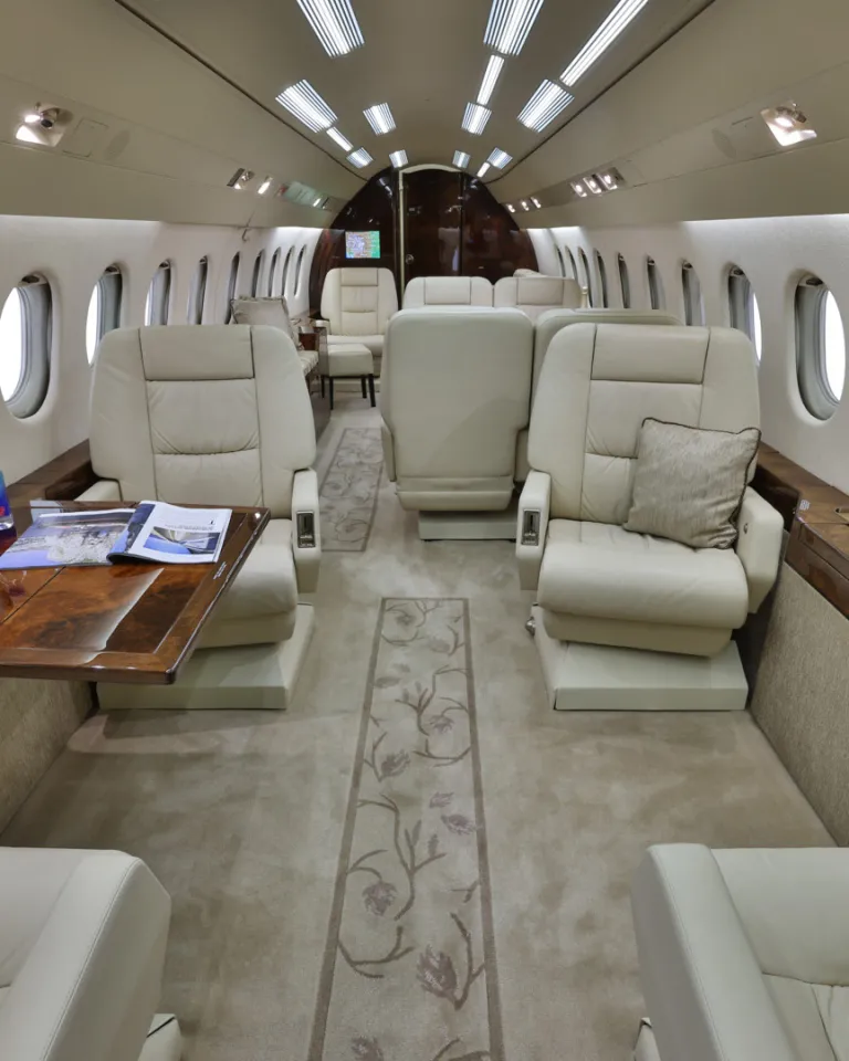 Interior of Falcon 900B
