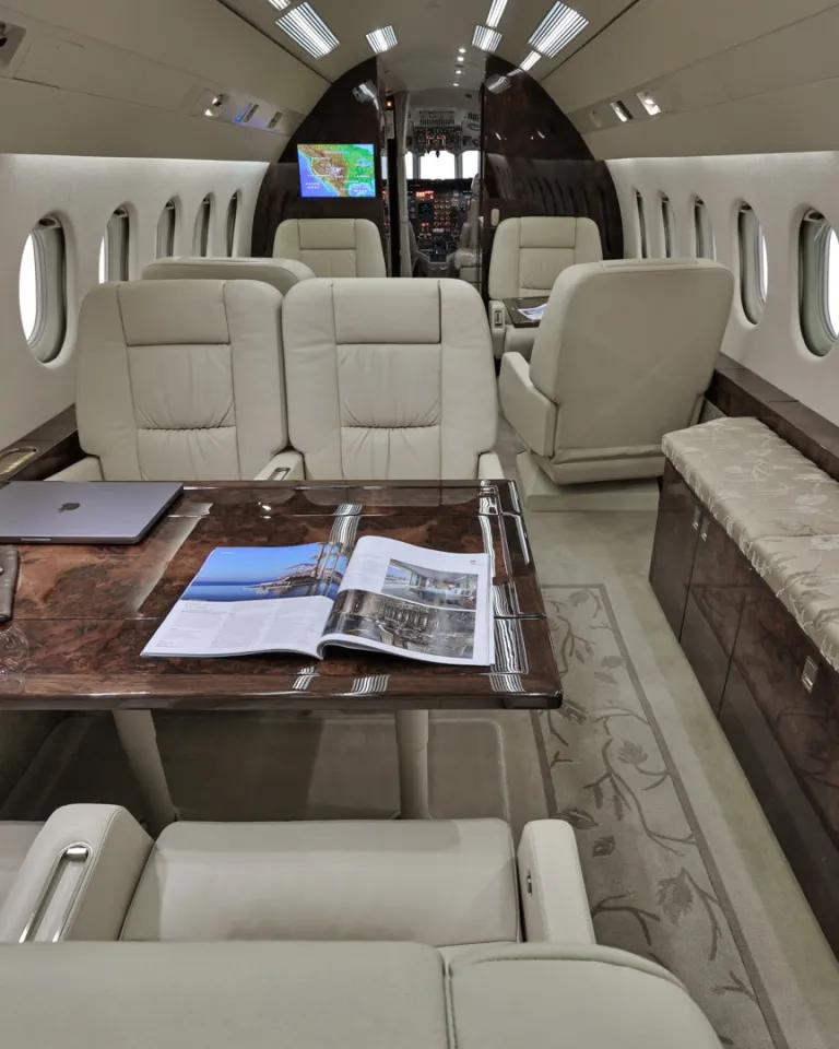 Interior of Falcon 900B