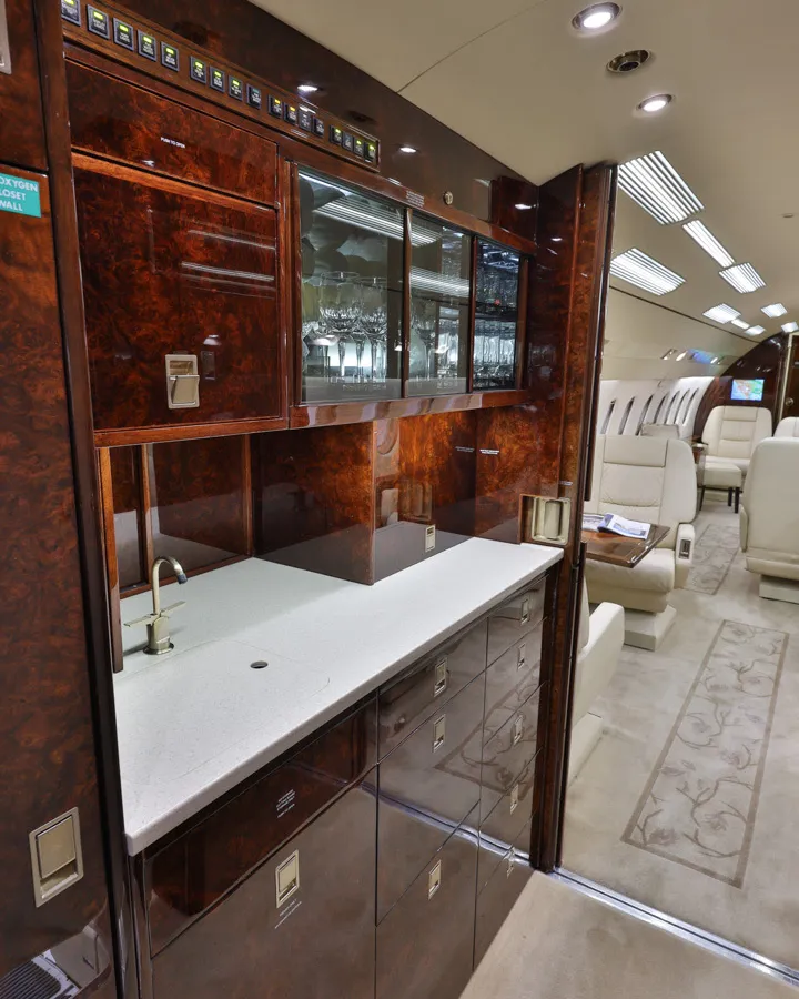 Interior of Falcon 900B