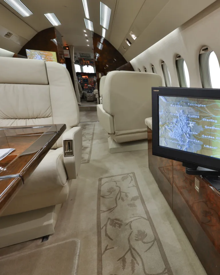 Interior of Falcon 900B